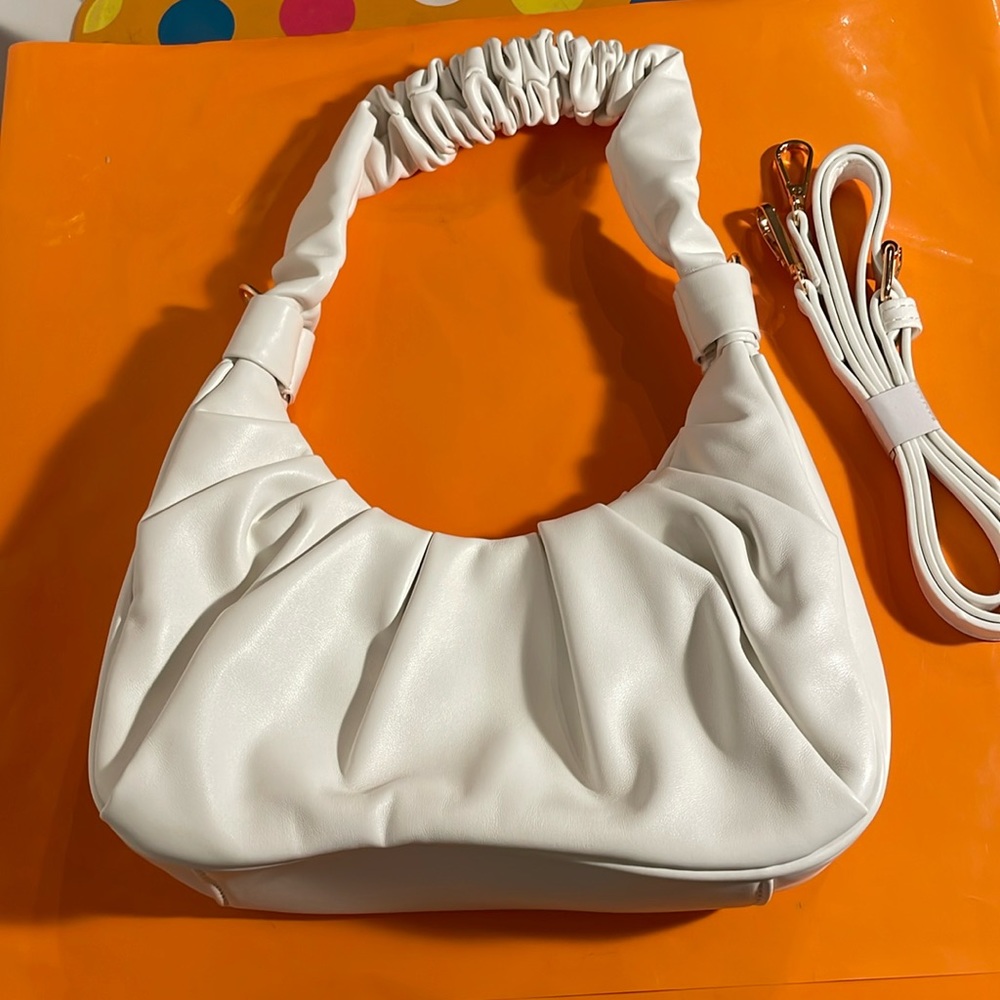 White purse